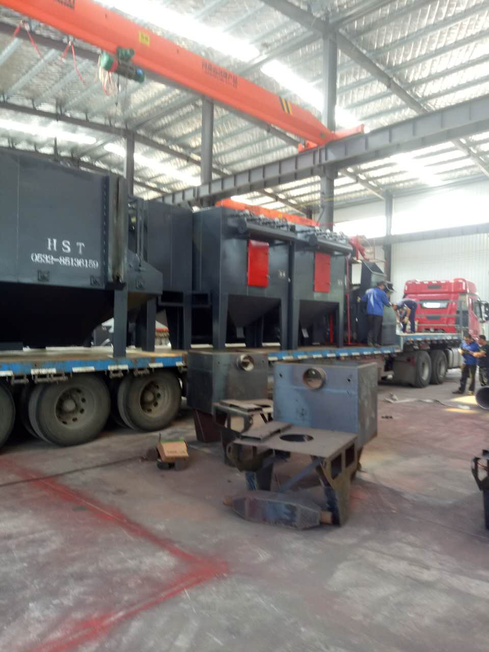 發吉林磐石6925輥道通過式拋丸機