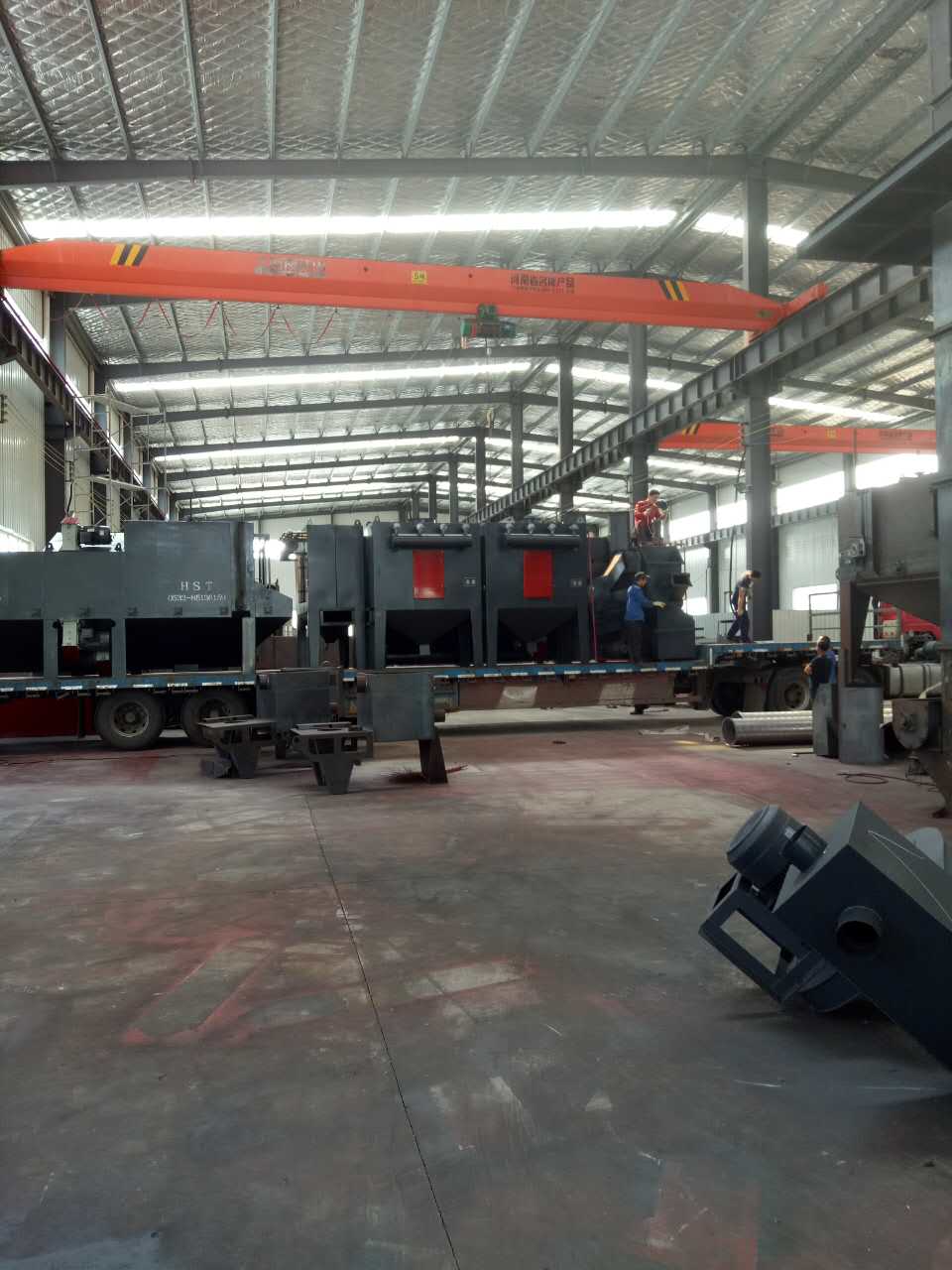 發吉林磐石6925輥道通過式拋丸機