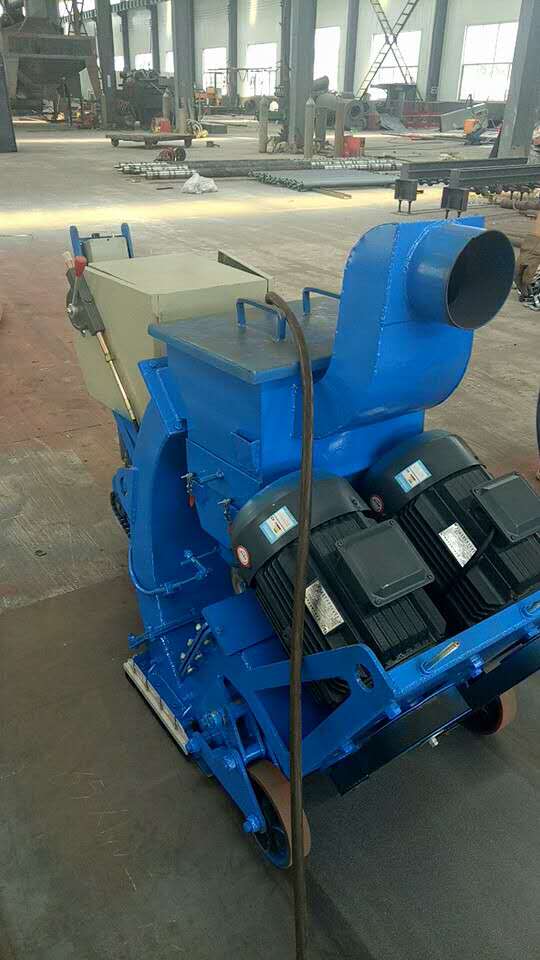 發(fā)往深圳鋼板移動式路面拋丸機圖視頻